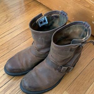 Frye Brown Engineer boots  8R